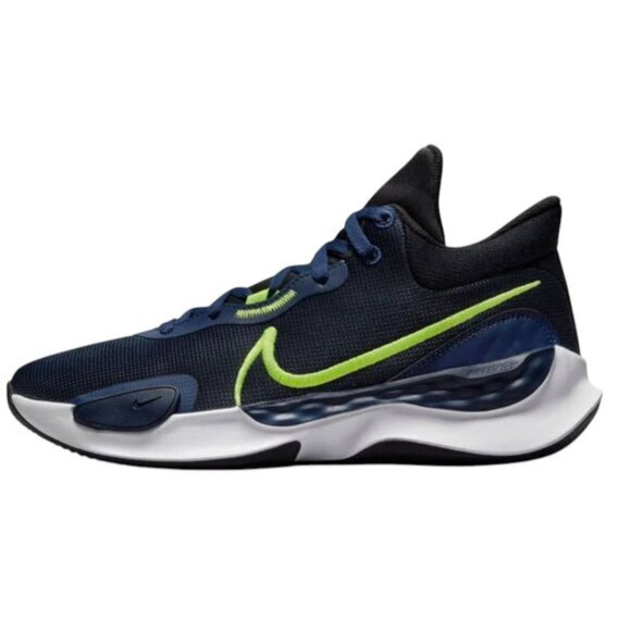 Nike Renew Elevate 3 'Black Navy Volt' Shoes DD9304-005 Men's size 9 New‎ - Picture 1 of 10
